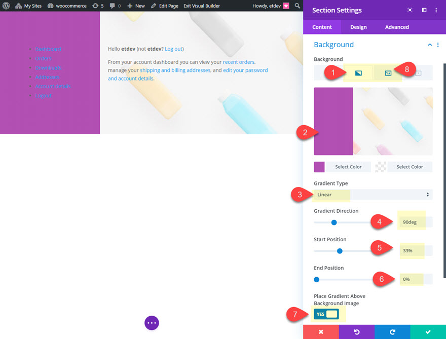 divi 特色產品部分