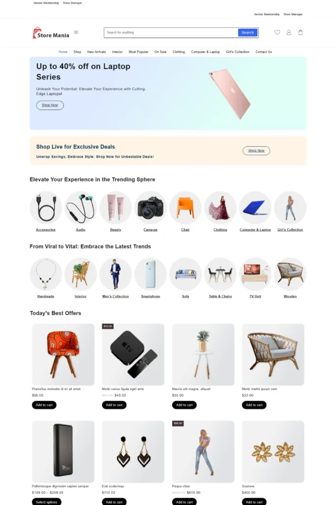 store mania
