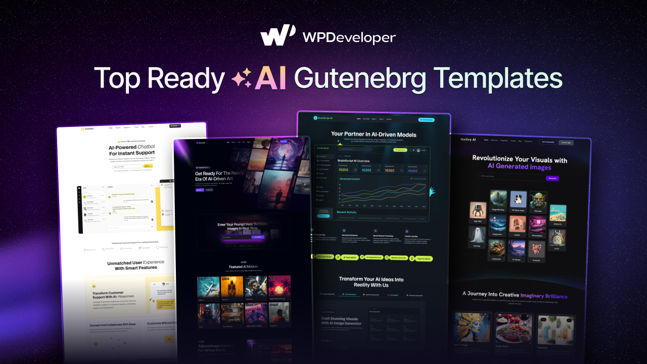Șabloane ai Gutenberg AI Gutenberg Templates