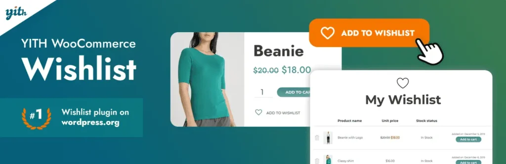 WooCommerce için 9 En İyi İstek Listesi Eklentileri Satışları Artıracak 8 yith wishlist 3465