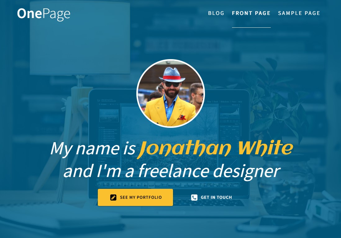 One Page Express - Temas de WordPress