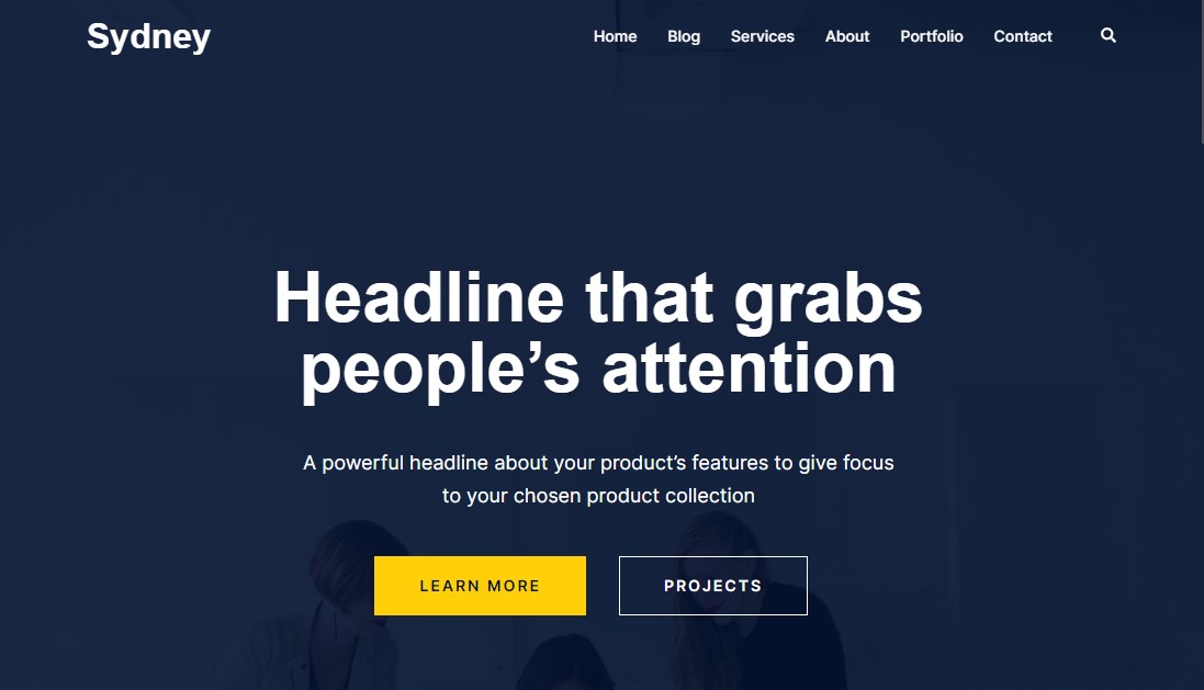 Sydney- Tema de WordPress Multipurpose