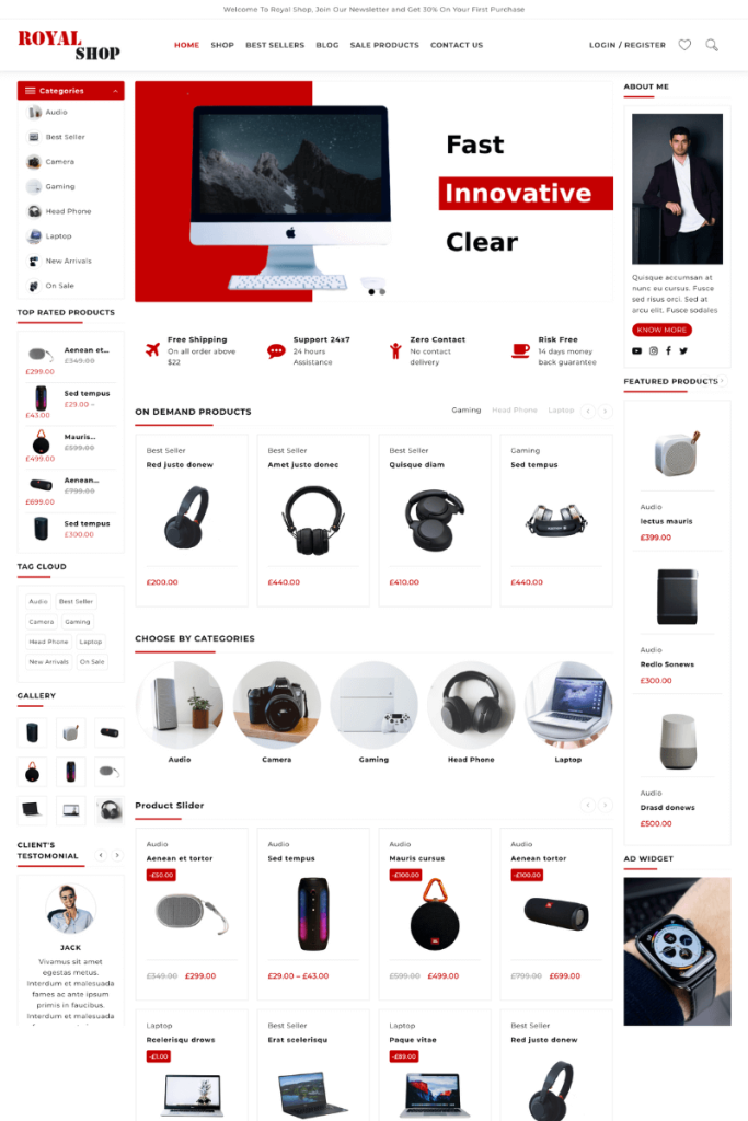 7フリーミアムウコンメルステーマ:無料で最高の機能を取得する方法6 royal shop free 83232