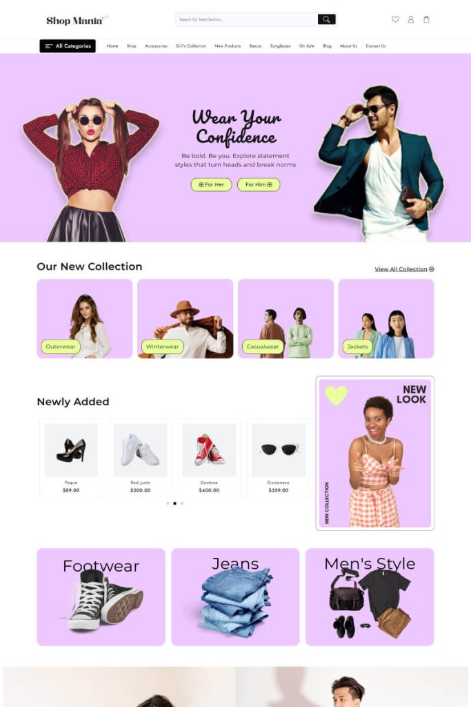 8 ทางเลือกชุดรูปแบบ Kadence ที่ดีที่สุดสำหรับ WordPress ในปี 2025 2 Fashion ecommerce