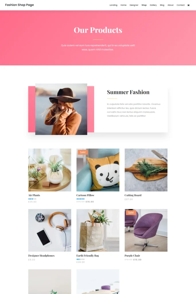 8 ทางเลือกธีม Kadence ที่ดีที่สุดสำหรับ WordPress ในปี 2025 7 divi fashion