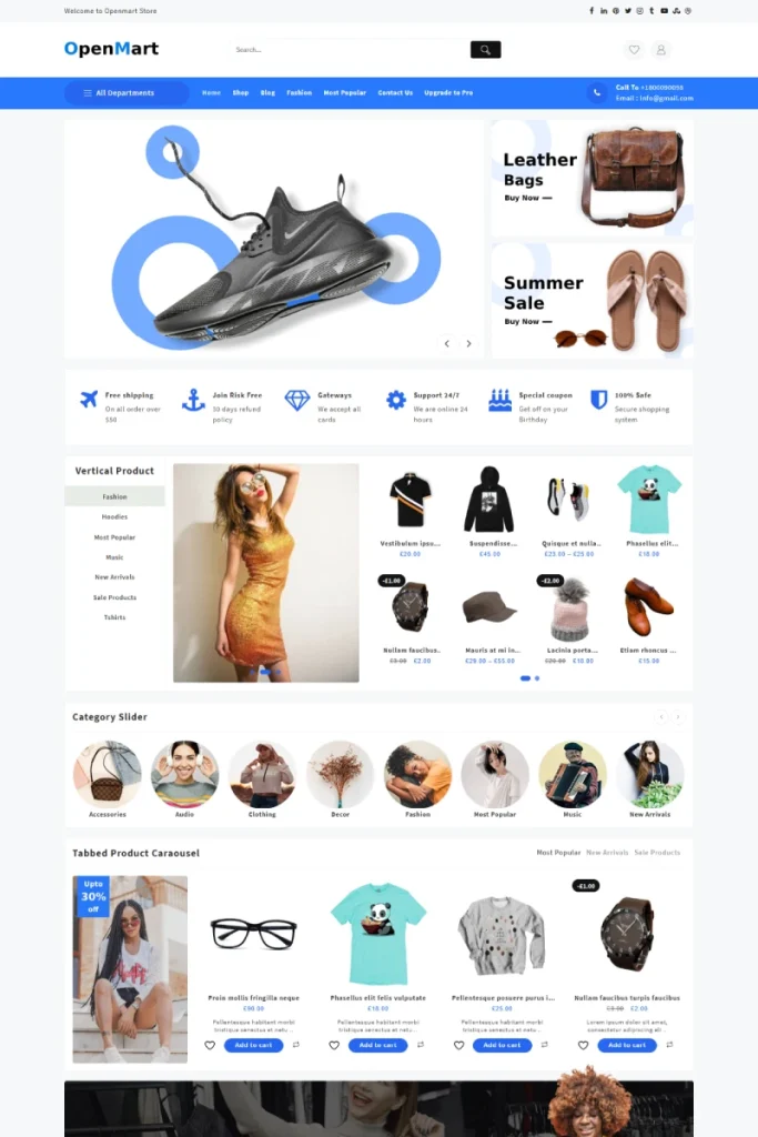 8 ทางเลือกชุดรูปแบบ Kadence ที่ดีที่สุดสำหรับ WordPress ในปี 2025 6 Openmart