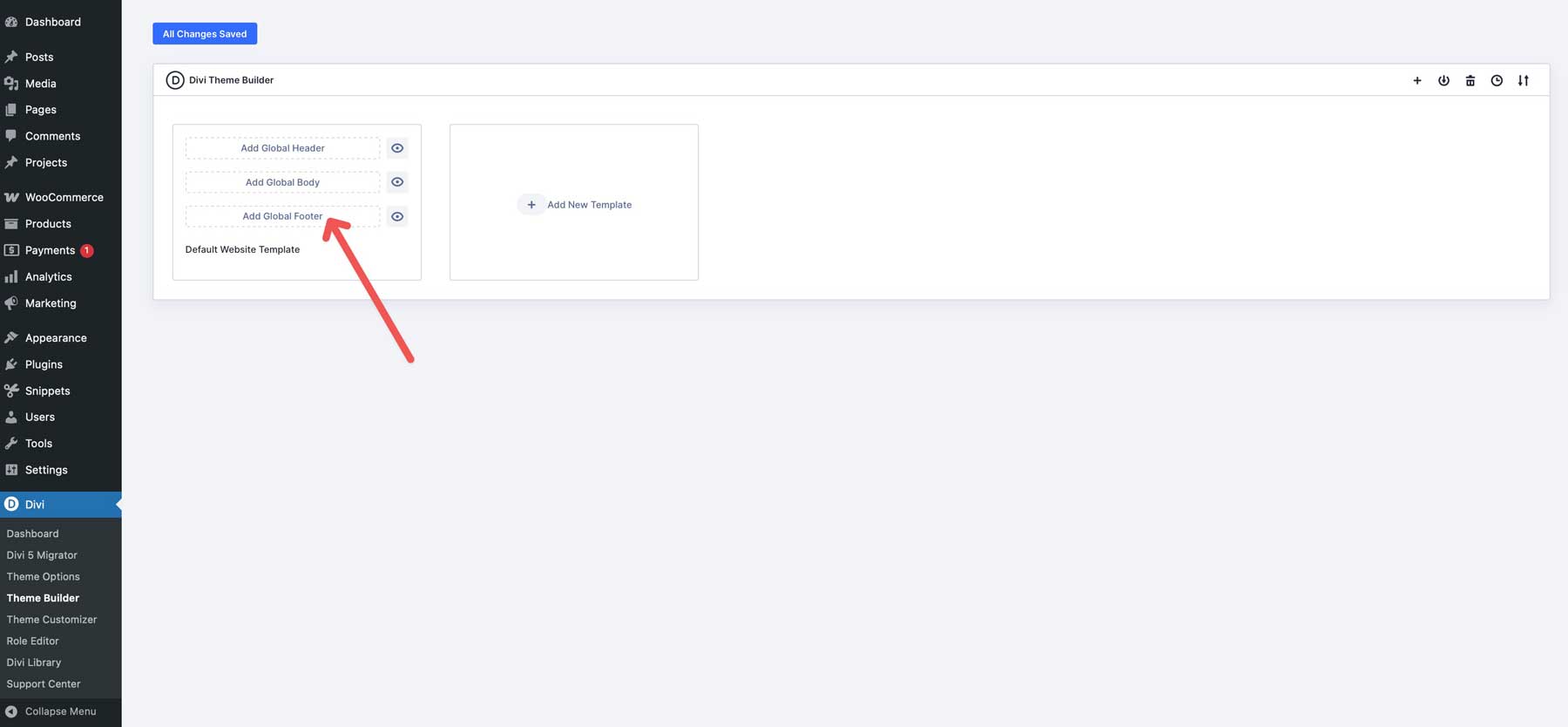 flexbox footers สำหรับ divi 5