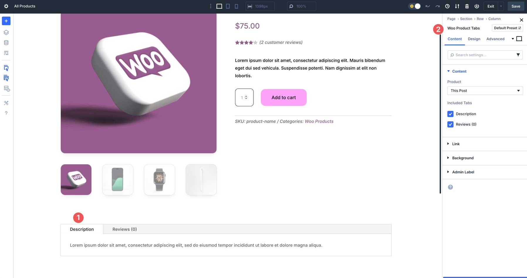 DIVI 5 WOO製品モジュール