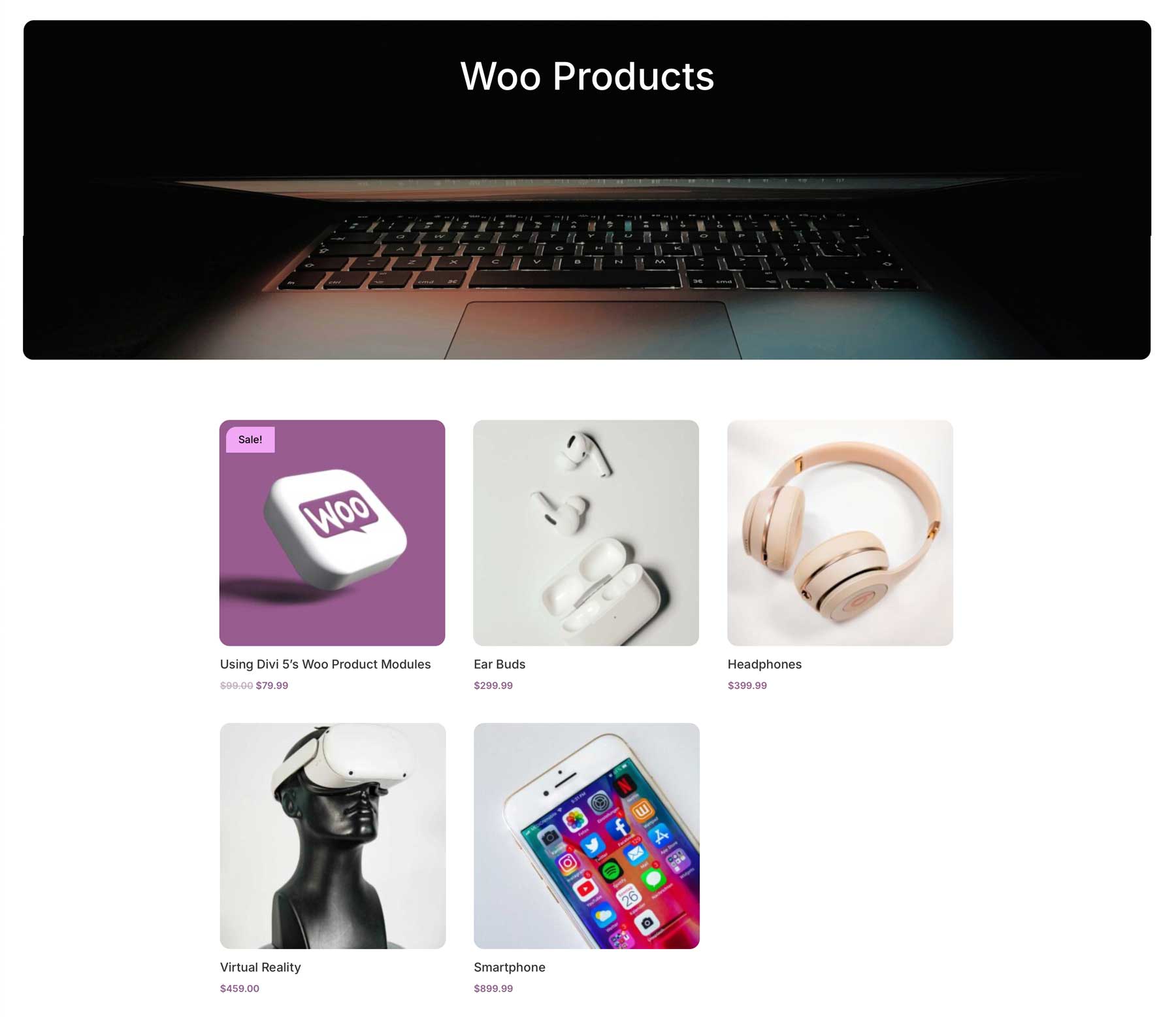 DIVI 5 WOO製品モジュール