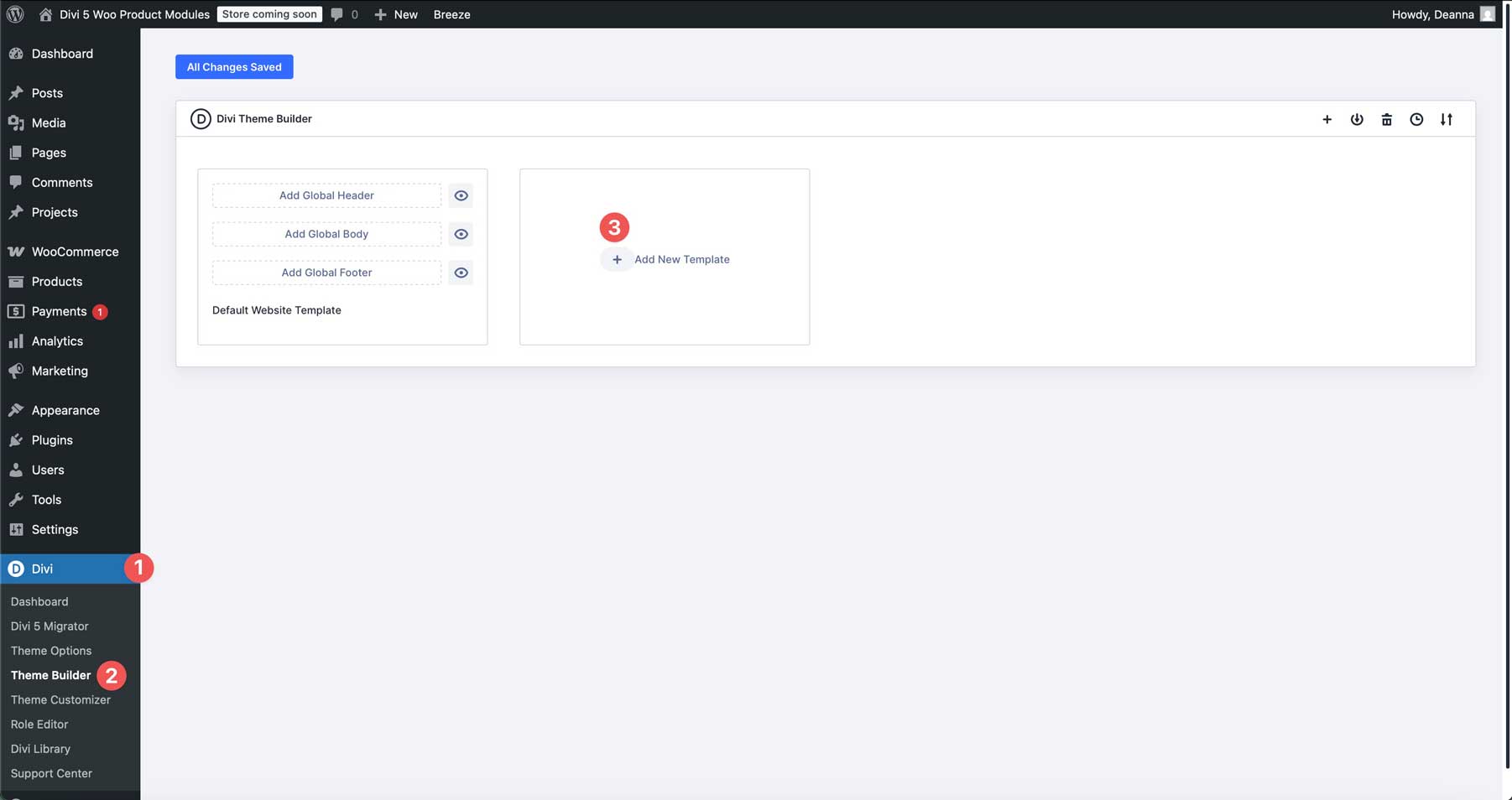 DIVI 5 WOO製品モジュール