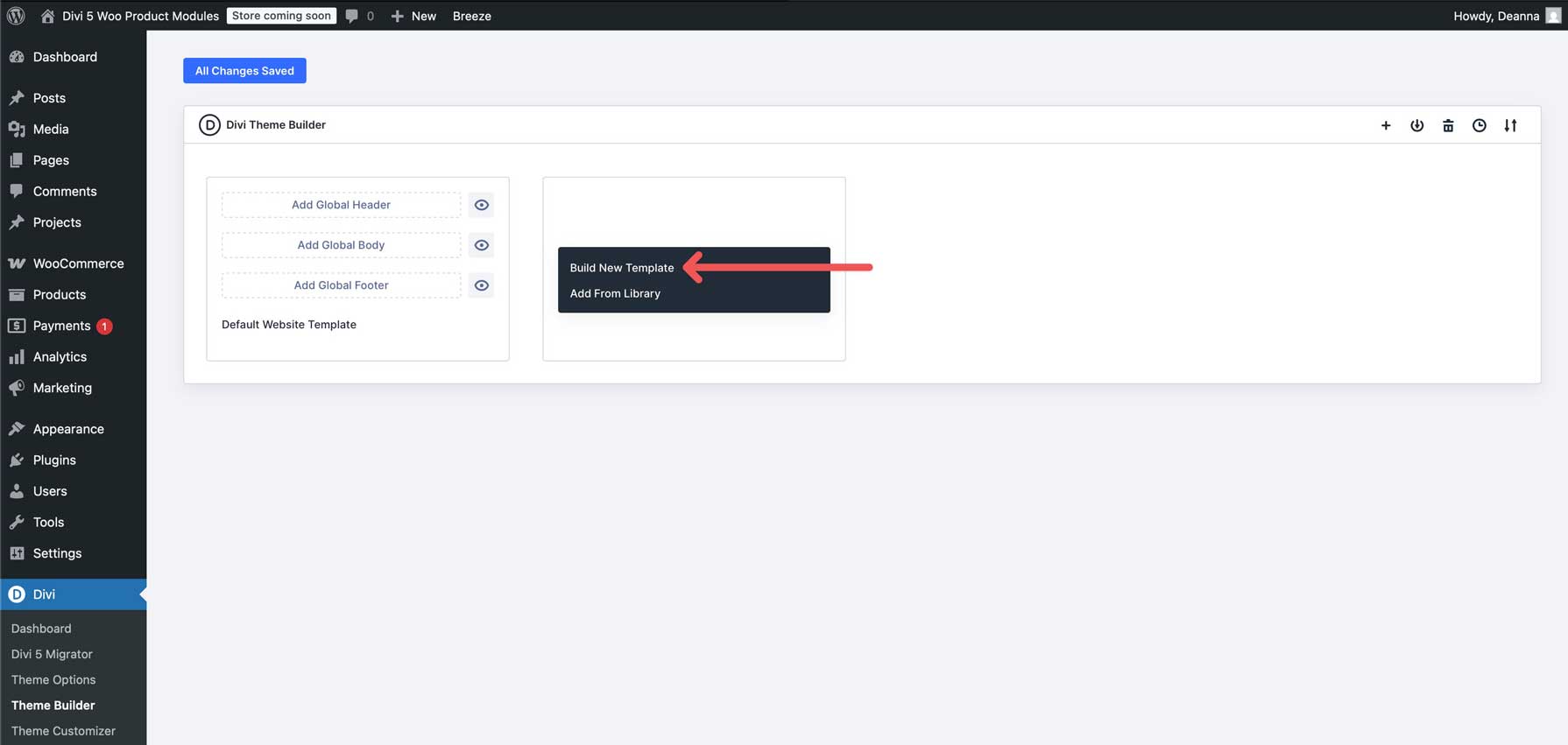 DIVI 5 WOO製品モジュール