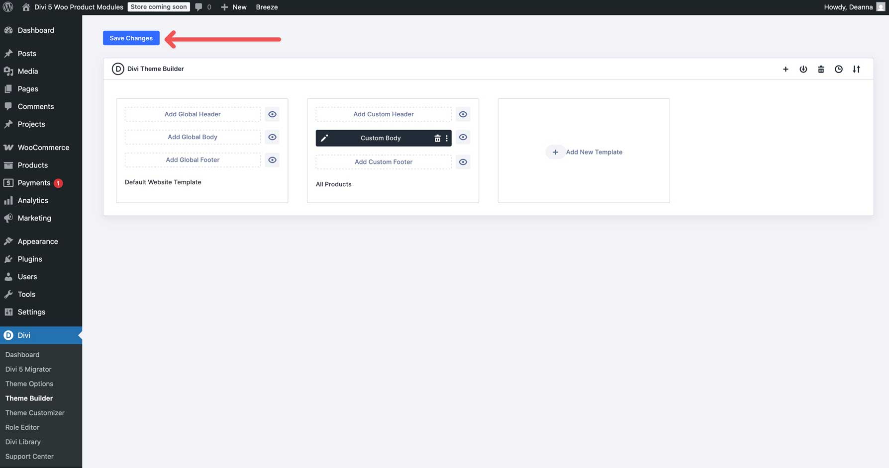 DIVI 5 WOO製品モジュール