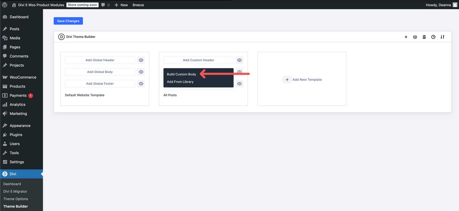 DIVI 5 WOO製品モジュール