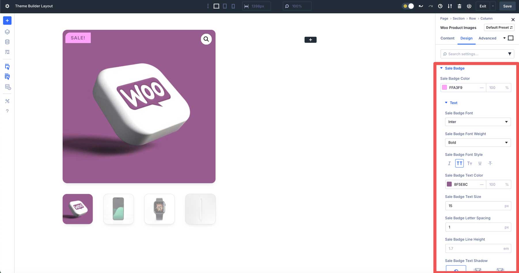 DIVI 5 WOO製品モジュール