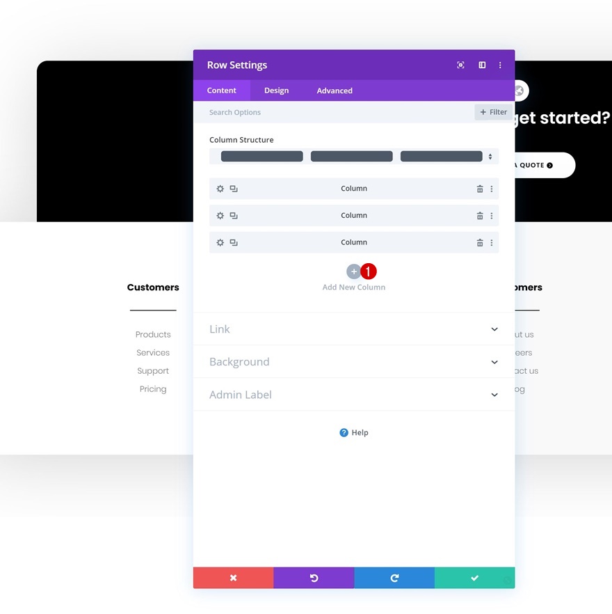 グローバルフッター