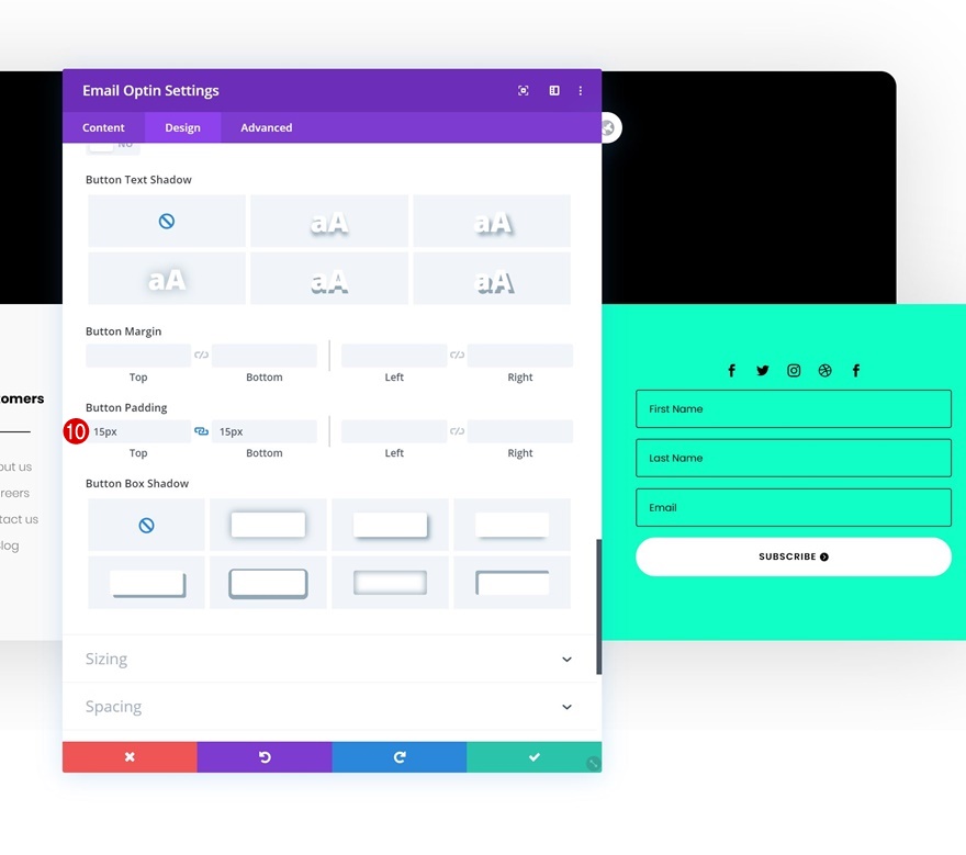 グローバルフッター