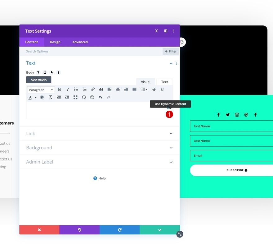 グローバルフッター