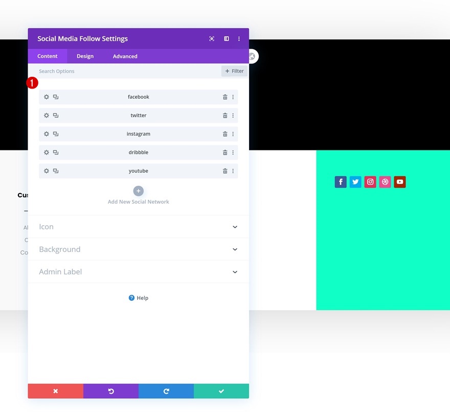グローバルフッター