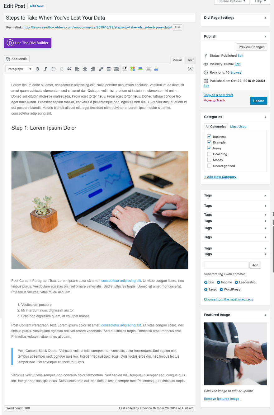 ディビポストコンテンツモジュール