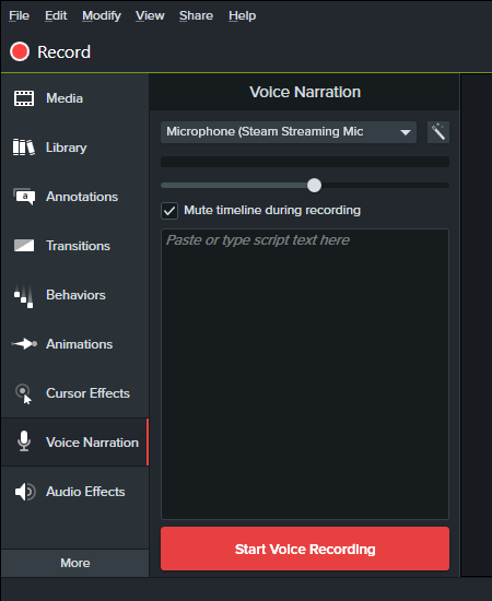 Camtasia 비디오 편집기