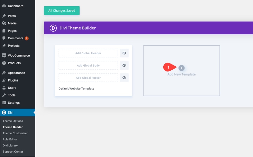 Шаблон страницы результатов поиска Divi