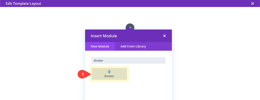 Шаблон страницы результатов поиска Divi