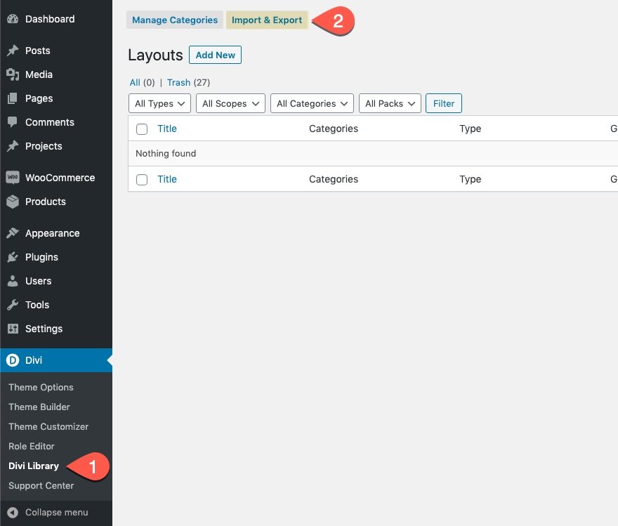 ディビ製品レイアウトパック