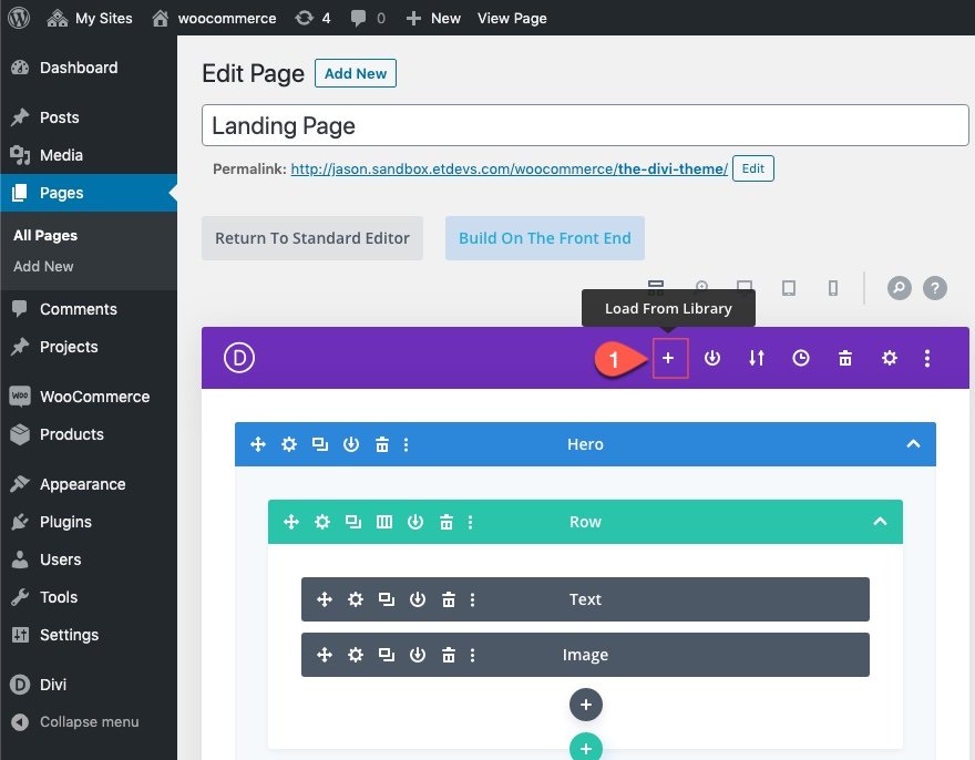 diviヘッダーレイアウトパック