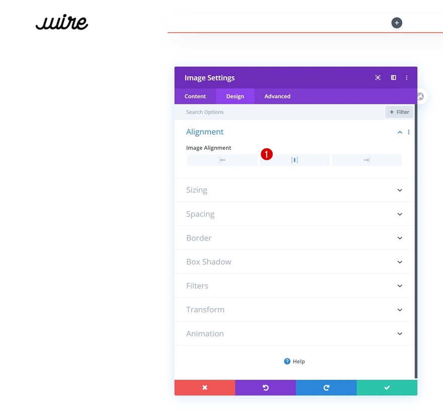 شريط القوائم العائم