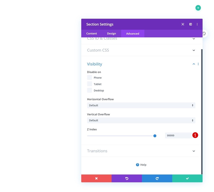 شريط القوائم العائم