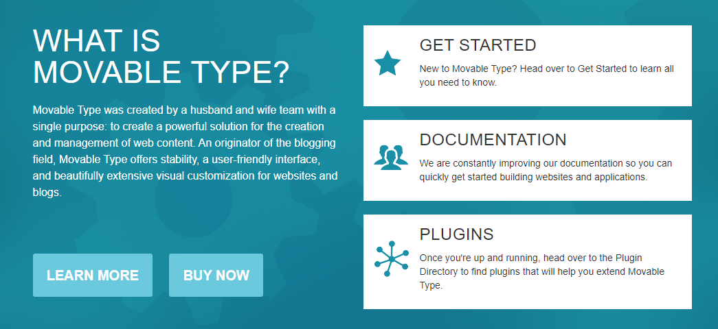 الصفحة الرئيسية للنوع المتحرك.