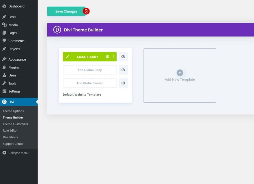 グローバルヘッダーの高さを縮小する