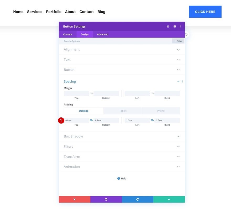 グローバルヘッダーの高さを縮小する
