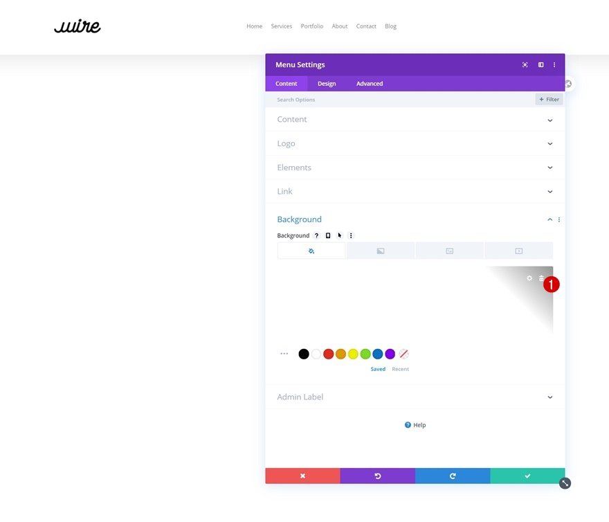 グローバルヘッダーの高さを縮小する