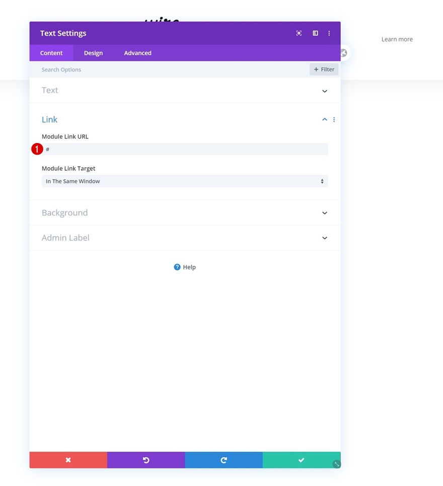 revelar cabeçalho global