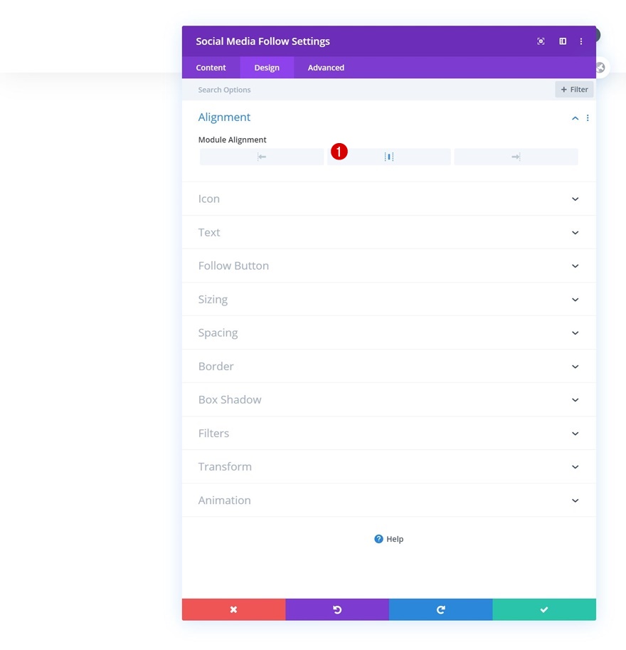 revelar cabeçalho global