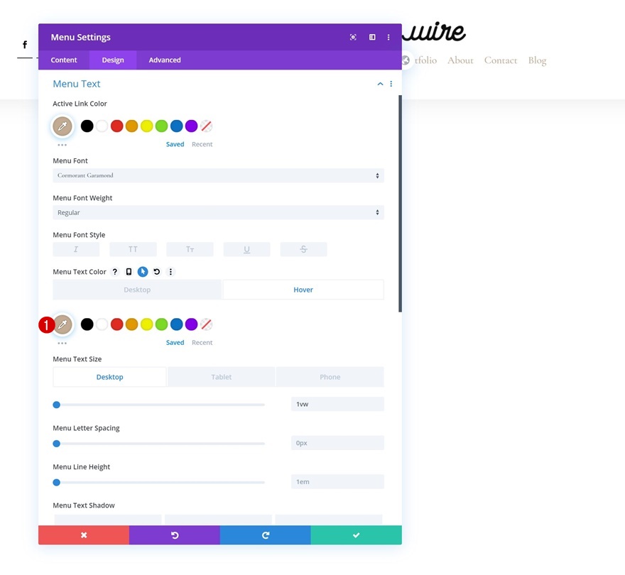 revelar cabeçalho global