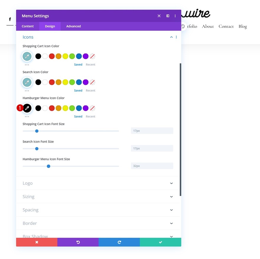 revelar cabeçalho global