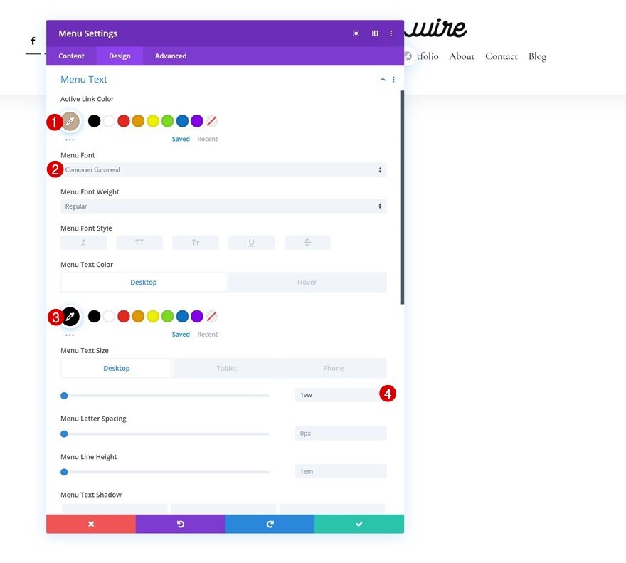 revelar cabeçalho global