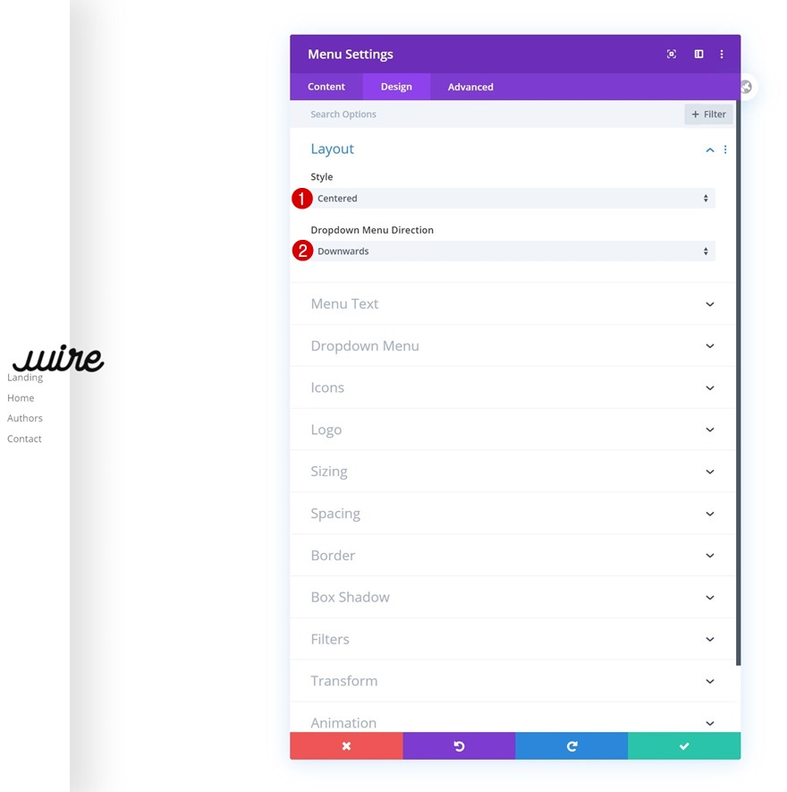 旋轉的全局標題