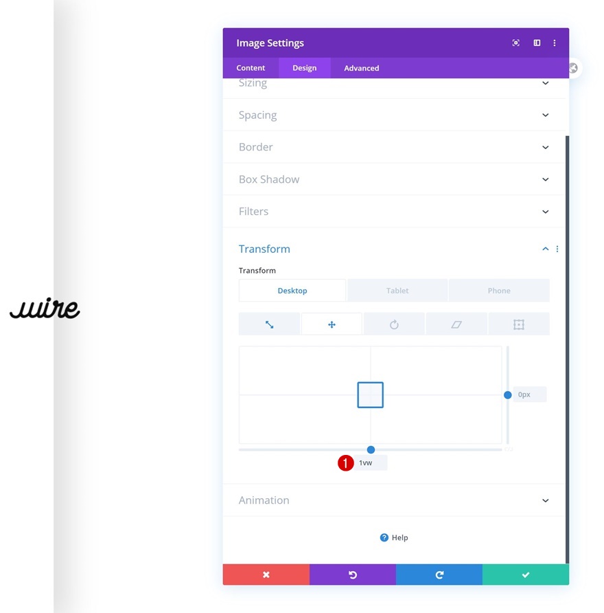 旋轉的全局標題