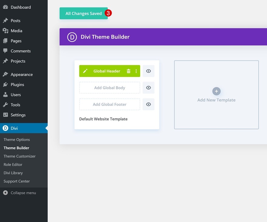 旋轉的全局標題