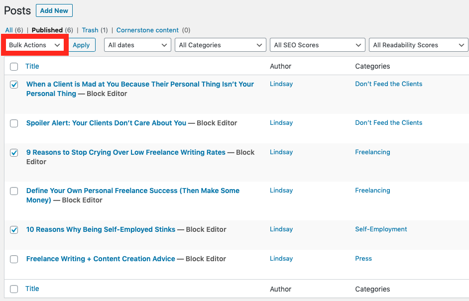 autor zmiany wordpress