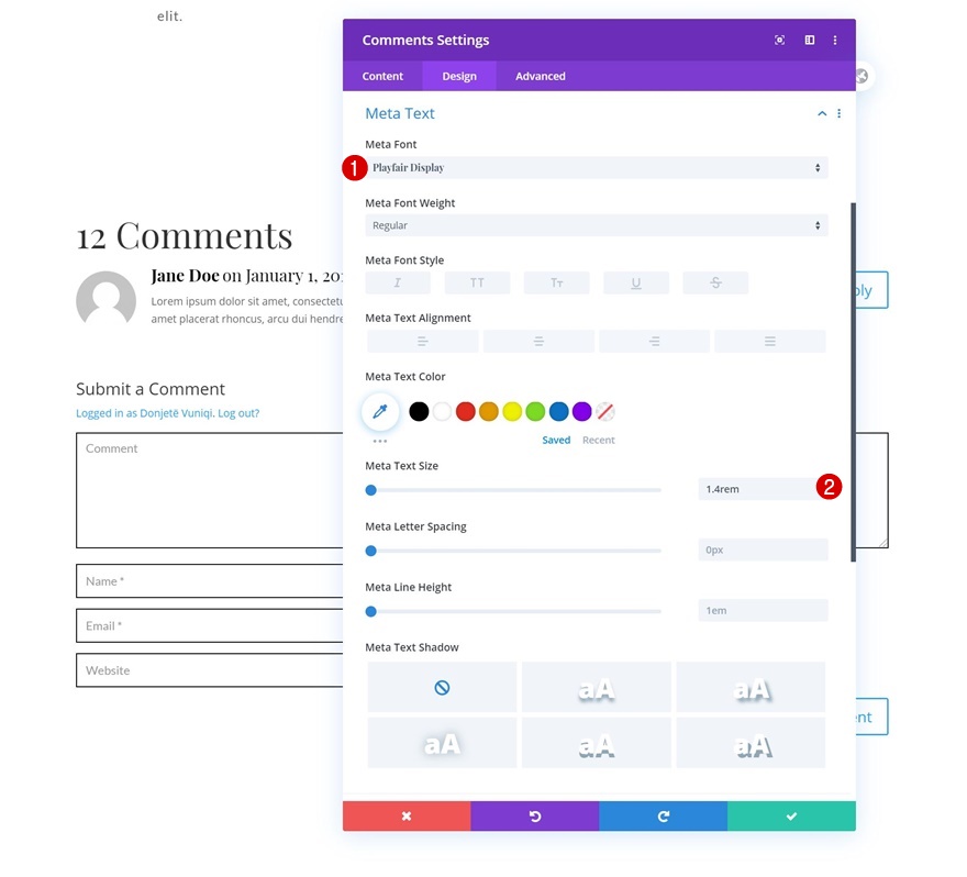 шаблон сообщения