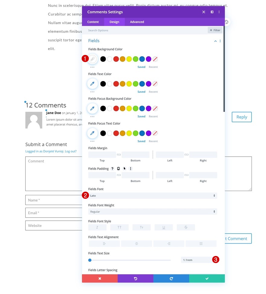 шаблон сообщения