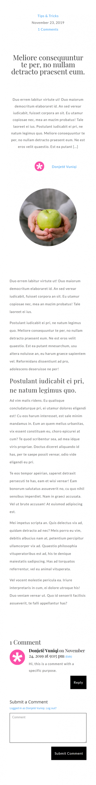 шаблон сообщения