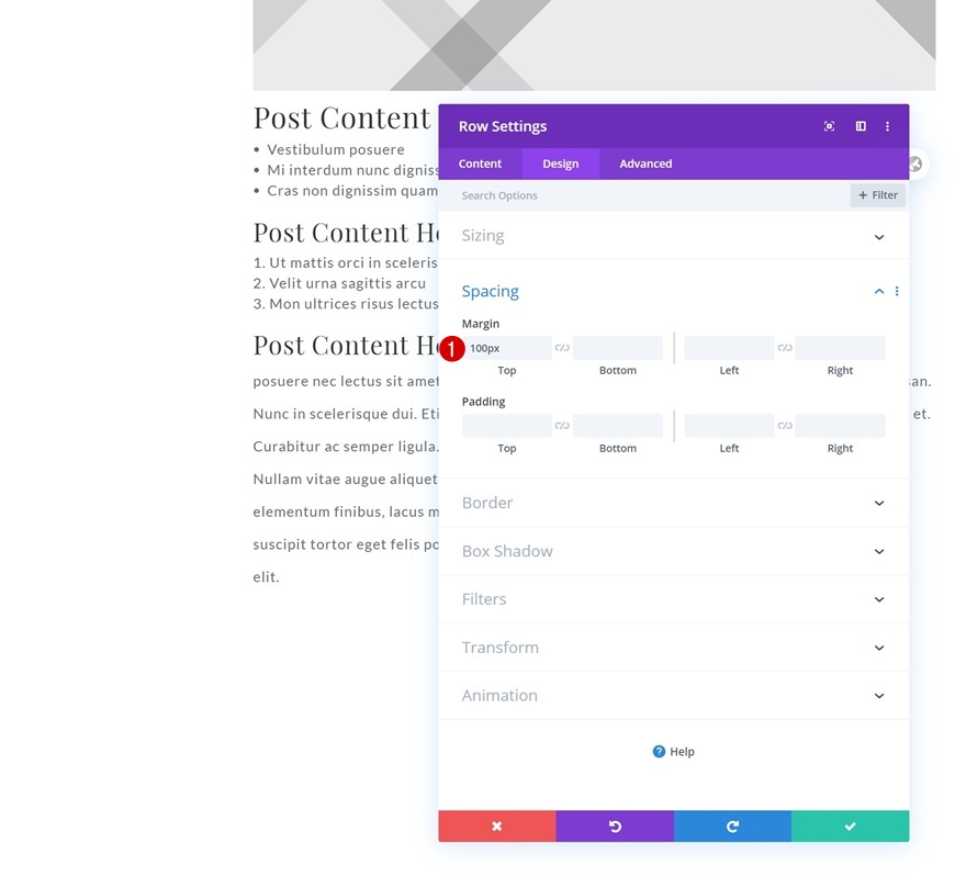 шаблон сообщения