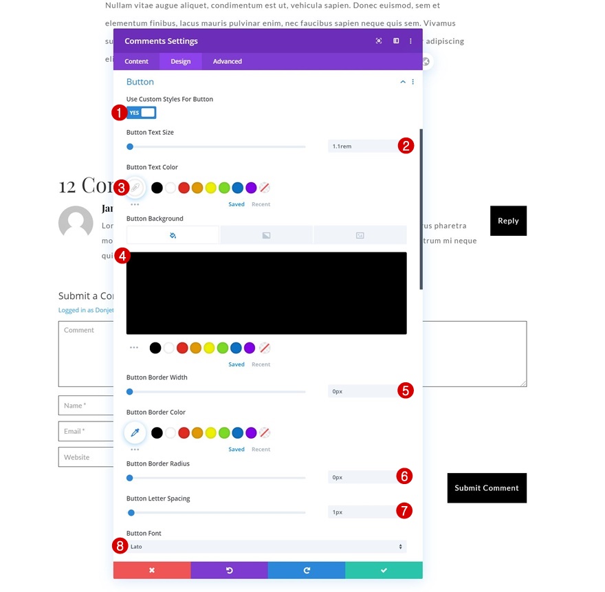 шаблон сообщения