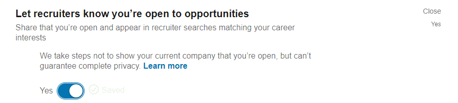 Offres d'emploi ouvertes sur LinkedIn.