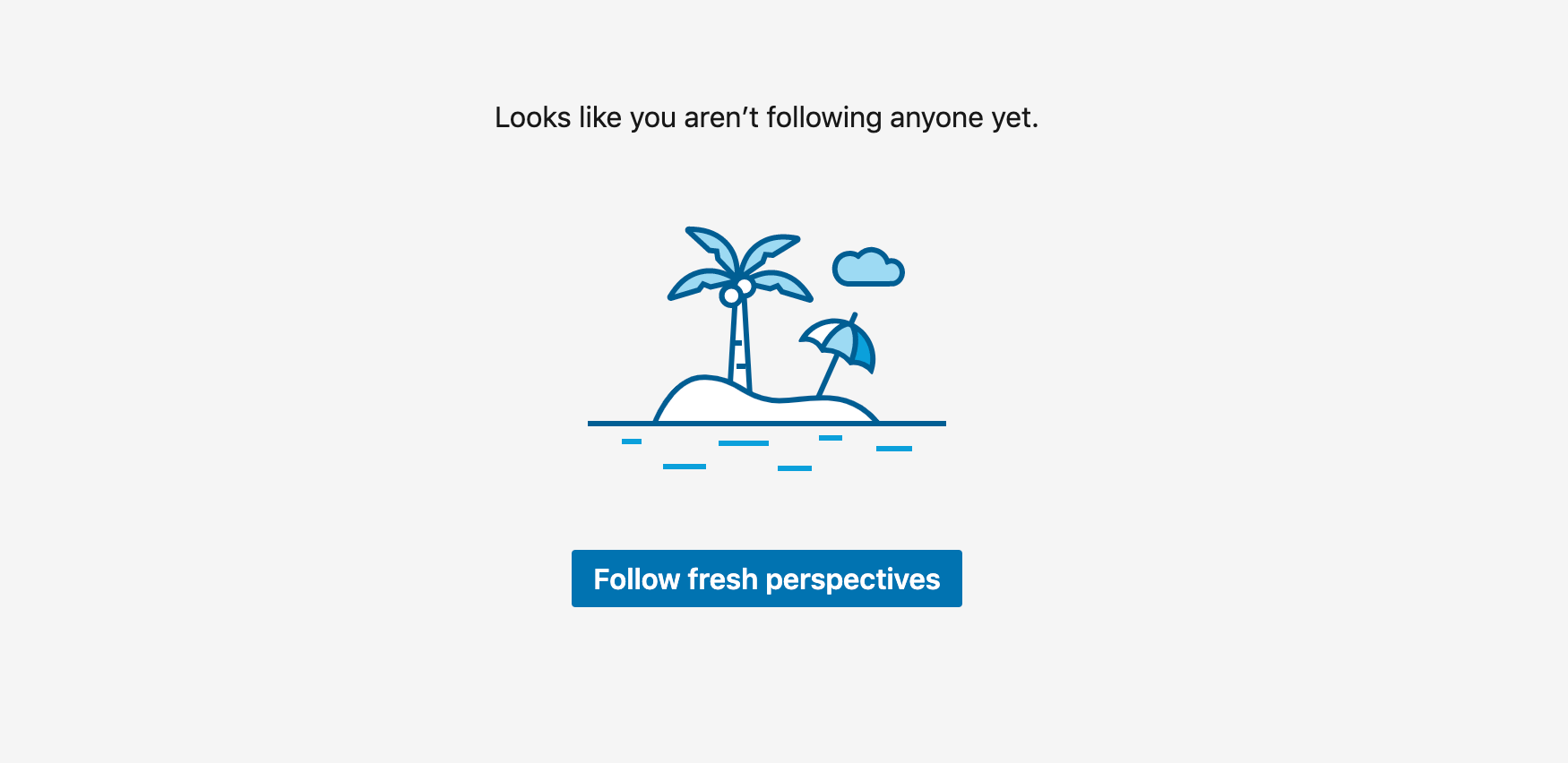 Le bouton Suivre de nouvelles perspectives dans LinkedIn.
